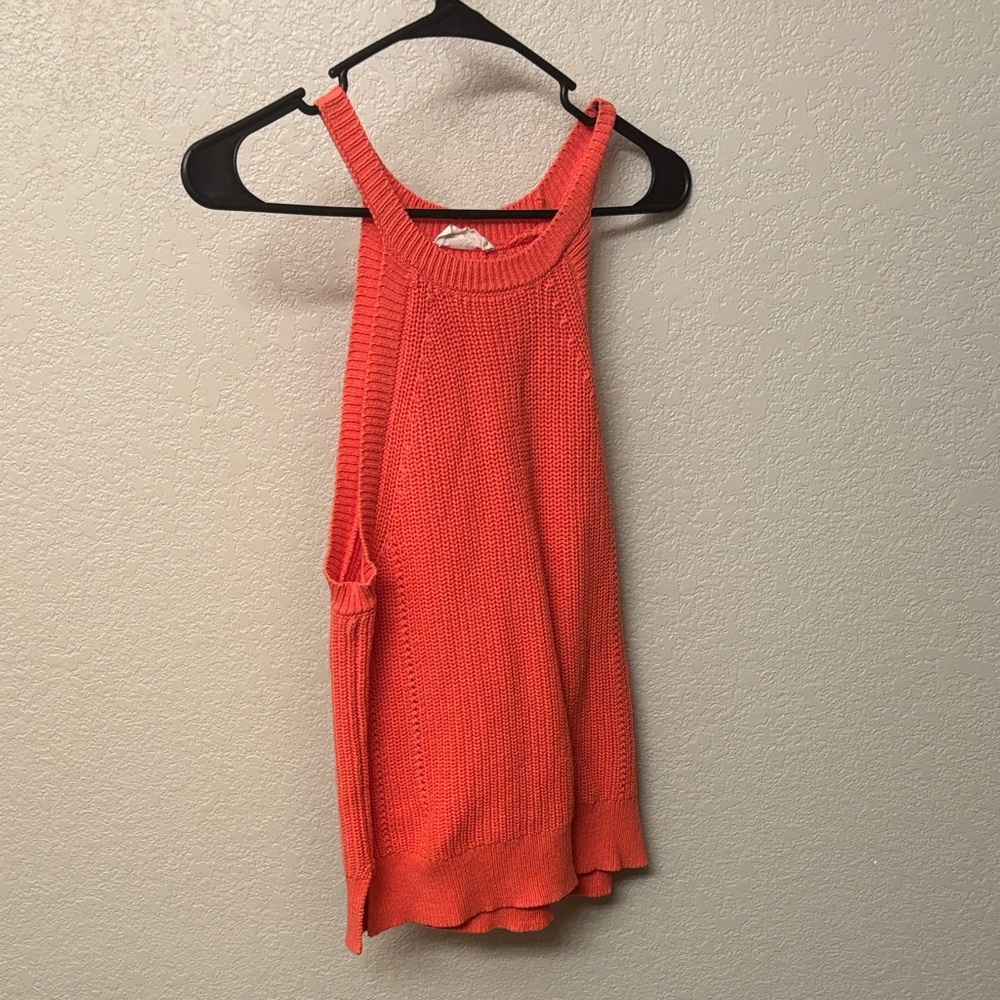 Coral Knit Tank Top